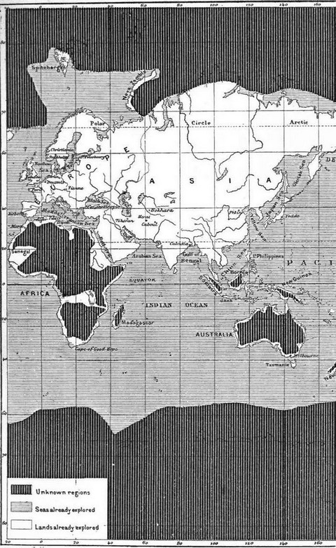 Map of the Eastern Hemisphere