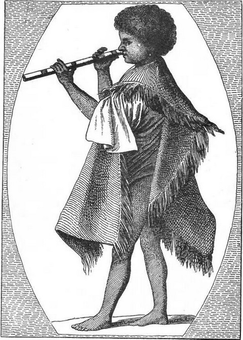 Tahitian flute-player