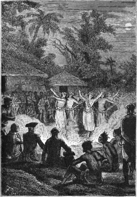 F&ecirc;te in Cook's honour at Tonga